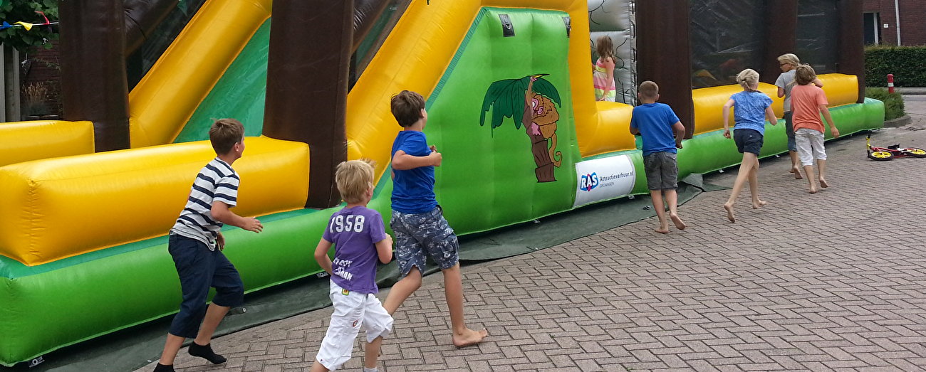 De mooiste stormbaan huren in Bergen op Zoom. Ras attractieverhuur