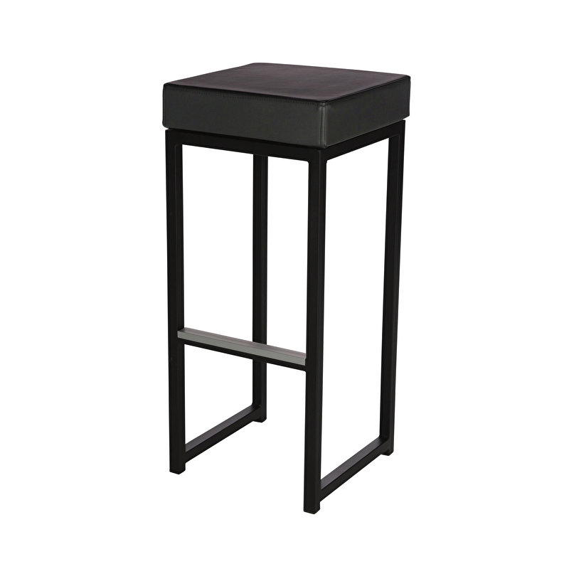 Barkruk black steel