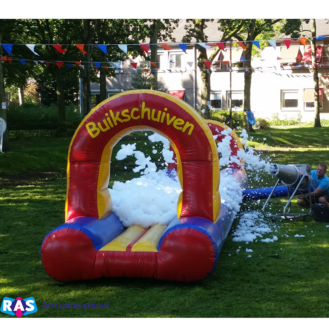 Buikschuifbaan huren. Voordelig huren in Bergen op Zoom met