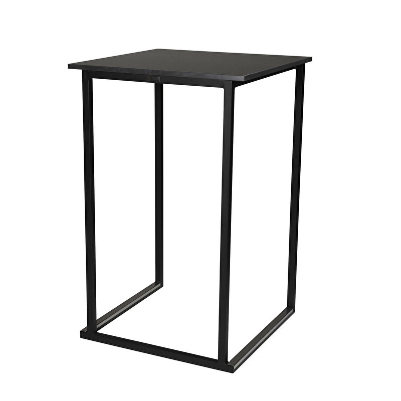 Statafel black steel zwart