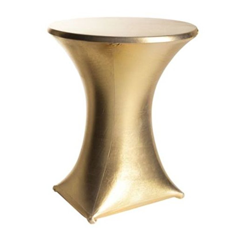 Statafelhoes stretch goud
