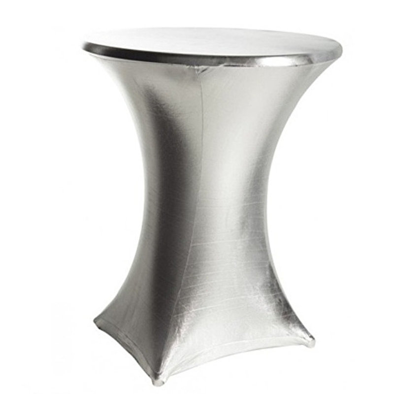 Statafelhoes stretch zilver