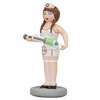 Sarah pop zuster huren. Deze originele sarah zuster is nu te huren bij Ras Verhuur Bergen op Zoom.  Een echte blikvanger voor de deur.
